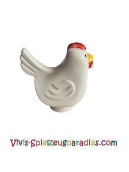Lego Duplo  Huhn, Henne, Augen Front (duphen1pb01)